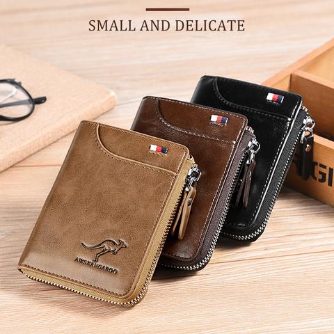 Kangaroo Men’s RFID Blocking Wallet, Multi-function Credit Card Holder