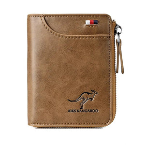 Kangaroo Men’s RFID Blocking Wallet, Multi-function Credit Card Holder