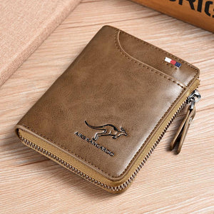 Kangaroo Men’s RFID Blocking Wallet, Multi-function Credit Card Holder